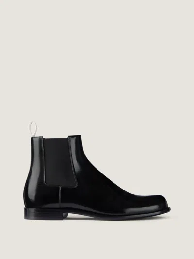 Givenchy Bottines Chelsea Tux En Cuir Brossé In Black