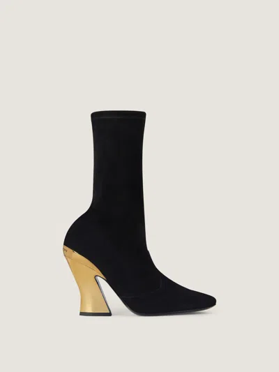 Givenchy Bottines Sculpted En Suède In Multi
