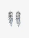 Givenchy Crystal Bow Earrings In Metal With Crystals And Pearls In Multicolor