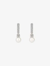 Givenchy Pearl Earrings In Metal With Crystals In Multicolor