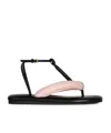 Givenchy Sandales Tongs Bicolores Boudoir En Cuir Nappa In Black