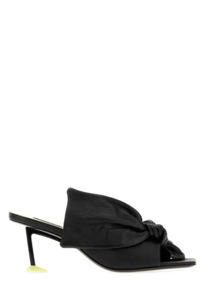 Givenchy Boudoir Bow Sandals 65mm In Multi
