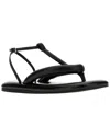 Givenchy Boudoir Bicolor Thongs In Nappa Leather In Animal Print