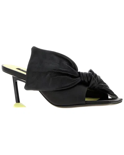 Givenchy Boudoir Leather Mule In Black
