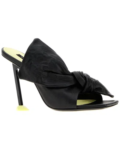 Givenchy Boudoir Leather Mule In Black