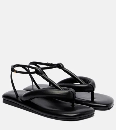 GIVENCHY BOUDOIR LEATHER THONG SANDALS
