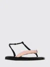 Givenchy Sandales Tongs Bicolores Boudoir En Cuir Nappa In Black