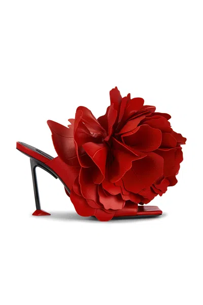 Givenchy Boudoir Rose Mule In Red