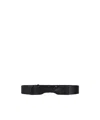 Givenchy Bow Belt In Leather In Black