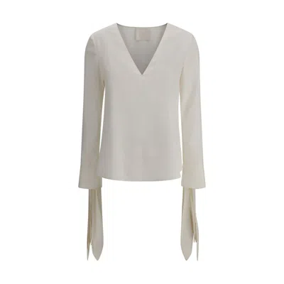 GIVENCHY BOW CUFFS BLOUSE