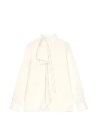 Givenchy Bow-detail Blouse In Neutral