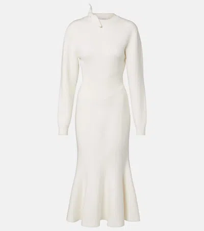 Givenchy Bow-detail Midi Dress In Neutral