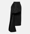 Givenchy Maxirock Aus Taft In Black