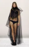 Givenchy Bow-detailed Diamond Net Maxi Dress In Black