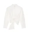 Givenchy Shirt With Bow In Off White