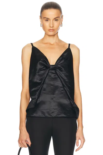 Givenchy Bow Tank Top In Black