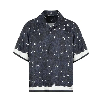 Pre-owned Givenchy Bowling Shirt 'dark Navy' | Blue | Men's Size 42