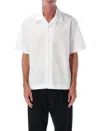 Givenchy White Cotton Hawaiian Collar Shirt In White