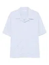 Givenchy Cotton Pinstripe Bowling Shirt In White
