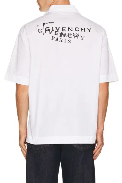 Givenchy Bowling Shirt In White