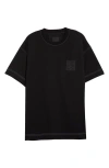 Givenchy 4g Patch Crewneck T-shirt In Black/white