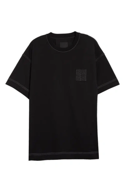 Givenchy Men T-shirt With Logo In Black