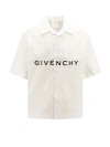 GIVENCHY BOXY FIT COTTON SHIRT WITH LOGO