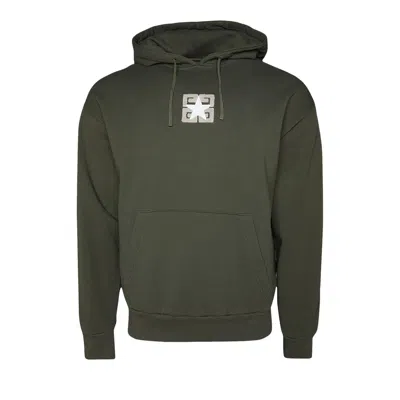 Pre-owned Givenchy Boxy Fit Hoodie 'olive Green'