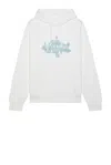 Givenchy Mens White Logo-embroidered Ribbed Cotton-blend Hoody In White