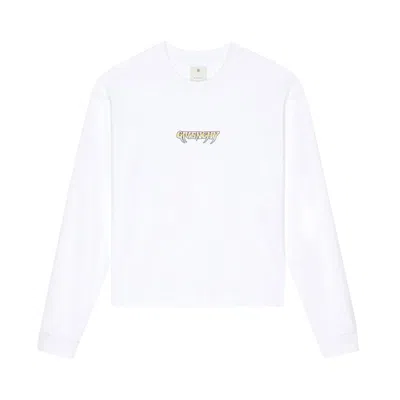 Pre-owned Givenchy Boxy Fit Long-sleeve T-shirt 'white' | Men's Size M