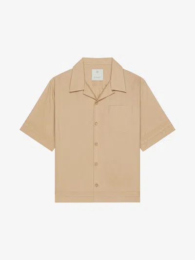 Givenchy Boxy Fit Shirt In 4g Cotton In Neutral