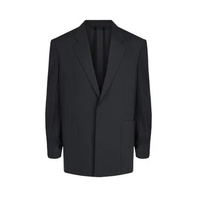 Pre-owned Givenchy Boxy Fit Single Button Blazer 'charcoal' | Grey | Men's Size 44 In Gray