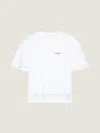 Givenchy Crew Neck Short-sleeved T-shirt In White