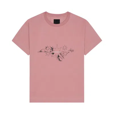 Pre-owned Givenchy Boxy Fit T-shirt 'old Pink'
