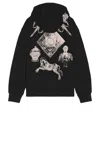 Givenchy Boxy Fit Zip Hoodie In Black