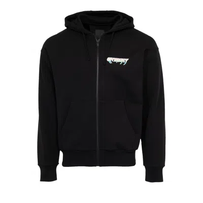 Pre-owned Givenchy Boxy Fit Zip Hoodie 'black'