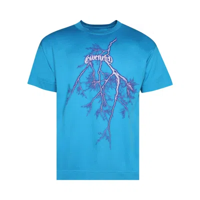 Pre-owned Givenchy Boxy Short-sleeve 'bright Blue'