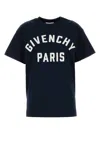 Givenchy Navy Blue Cotton Oversize T-shirt In Brown