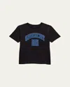 Givenchy Logo-appliqué Cotton-jersey T-shirt 6-12 Years Black In Black
