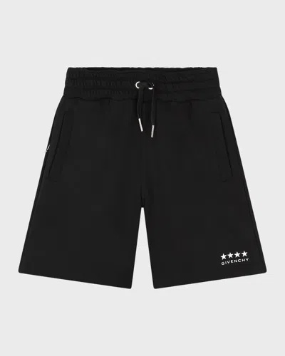 GIVENCHY BOY'S 4G DRAWSTRING SHORTS