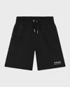Givenchy Kids' Drawstring Logo Sweatshorts In Black