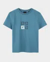 Givenchy 4g-print T-shirt In Blue Ashes