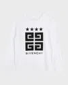 Givenchy 4g-print Cotton T-shirt In White