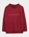 Givenchy Logo-print Sweatshirt In Red
