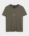 Givenchy Kids' Boy's Contrast Logo-print T-shirt In Green