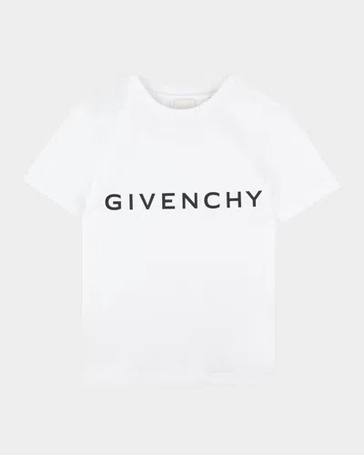 GIVENCHY BOY'S CONTRAST LOGO-PRINT T-SHIRT