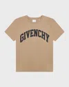 Givenchy T-shirt Aus Bio-baumwolle Mit Logo-print In Stone