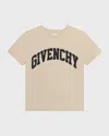 Givenchy Logo-print Cotton T-shirt In Cream