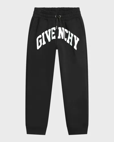 GIVENCHY BOY'S LOGO-PRINT SWEATPANTS