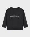 GIVENCHY BOY'S LOGO-PRINT SWEATSHIRT